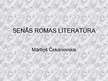 Presentations 'Senās Romas literatūra', 1.