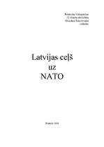 Research Papers 'Latvijas ceļš uz NATO', 1.