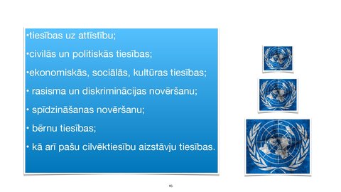 Presentations 'Apvienoto Nāciju Organizācijas
tiesiskais statuss un kompetence', 16.