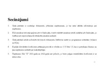 Summaries, Notes 'SIA X gada pārskats', 13.