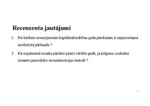 Summaries, Notes 'SIA X gada pārskats', 16.