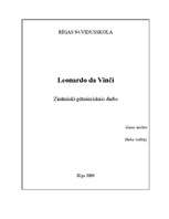 Research Papers 'Leonardo Da Vinči', 1.