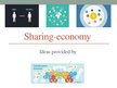 Presentations 'Sharing economy + sharing economy's ideas', 12.