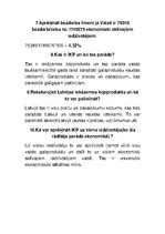 Summaries, Notes 'Kontroldarbs par bezdarbu', 2.