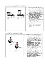 Summaries, Notes 'Fitnesa vingrinājumi', 8.