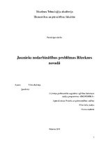 Research Papers 'Jauniešu nodarbinātības problēmas Latvijā un pasaulē', 1.