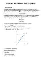 Summaries, Notes 'Referāts par kompleksiem skaitļiem', 3.