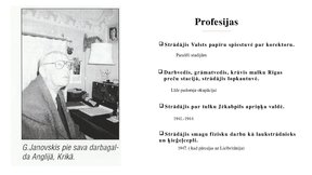 Presentations 'Gunars Janovskis', 4.