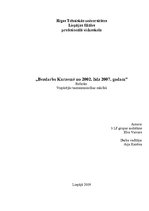 Research Papers 'Bezdarbs Kurzemē no 2002. līdz 2007.gadam', 1.