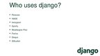 Presentations 'Django Book Presentation', 4.