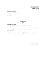 Samples 'Iesniegums un akts lietvedībā', 1.