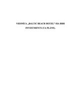 Summaries, Notes 'Viesnīca "Baltic Beach Hotel" - SIA "BBH Investments"', 1.