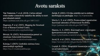 Presentations 'Nervu sistēmas strukturālā un funkcionālā organizācija', 15.