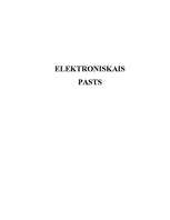 Research Papers 'Elektroniskais pasts', 1.