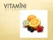 Presentations 'Vitamīni', 1.