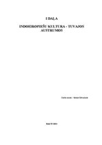 Research Papers 'Indoeiropiešu kultūra', 1.