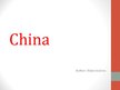 Presentations 'China', 1.