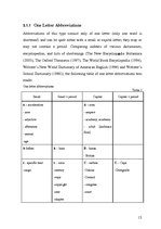 Research Papers 'Abbreviations in English, Their Types, Usage and Correspondences to Latvian Coun', 13.