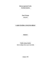 Essays 'Labā ticība cilvēktiesībās', 1.