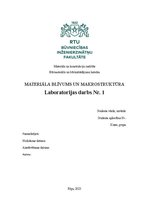 Summaries, Notes 'Materiāla blīvums un makrostruktūra', 1.