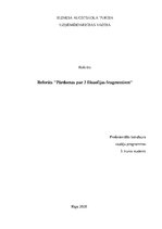 Research Papers 'Pārdomas par trīs filosofijas fragmentiem', 1.