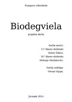 Presentations 'Biodegviela', 1.