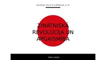 Presentations 'Zinātniskā revolūcija un apgaismība', 1.