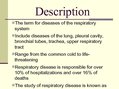 Presentations 'Diseases of the Respiratory System', 3.
