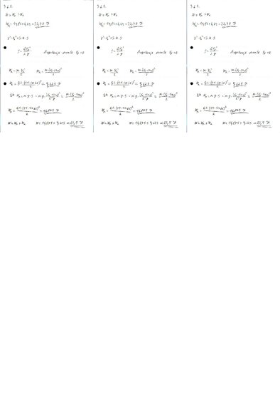 Summaries, Notes 'Fizikas uzdevumu risinājumu apkopojums. Impulsa un enerģijas nezūdamības likumi.', 6.