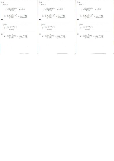 Summaries, Notes 'Fizikas uzdevumu risinājumu apkopojums. Impulsa un enerģijas nezūdamības likumi.', 12.