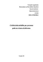 Research Papers 'Civiltiesiskā atbildība par personasgoda un cieņas aizskārumu', 1.