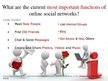 Presentations 'Online Social Networking', 9.