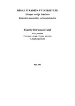 Summaries, Notes 'Finanšu instrumentu veidi', 1.