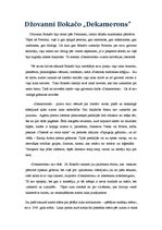 Research Papers 'Džovanni Bokačo "Dekamerons"', 2.