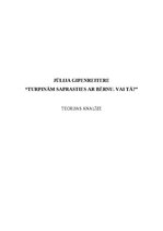 Essays 'Jūlija Gipenreitere  “Turpinām saprasties ar bērnu. Vai tā?” Teorijas analīze', 1.