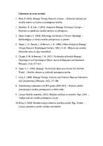 Summaries, Notes 'Masāžas vēsture, veidi un pielietojums mūsdienu praksē', 11.