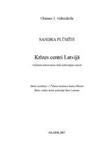Research Papers 'Krīzes centri Latvijā', 1.