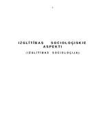 Research Papers 'Izglītības socioloģiskie aspekti', 1.