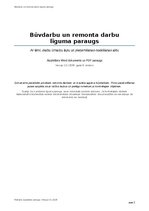 Samples 'Būvdarbu un remonta darbu līguma paraugs ar tāmi un pieņemšanas–nodošanas aktu', 30.