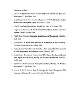 Essays 'Ūdens resursi un to pārvaldība pasaulē: izaicinājumi un ilgtspējīga izmantošana', 4.