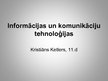 Presentations 'Informācijas un komunikāciju tehnoloģijas', 1.