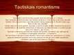 Presentations 'Tautiskais romantisms', 5.
