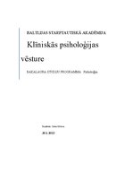 Research Papers 'Клиническая психология', 1.