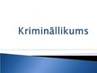 Presentations 'Krimināllikums', 1.