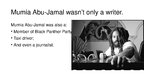Presentations 'Mumia Abu-Jamal', 2.