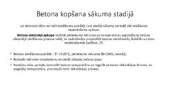 Presentations 'Betona apkope un ekspluatācija', 8.