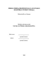 Research Papers 'Latvijas un Dānijas mājsaimniecības', 1.