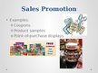 Presentations 'Distribution and Promotion', 8.