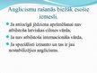Presentations 'Anglicismi latviešu valodā', 9.