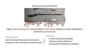 Presentations 'Šaujamieroču attīstība', 4.